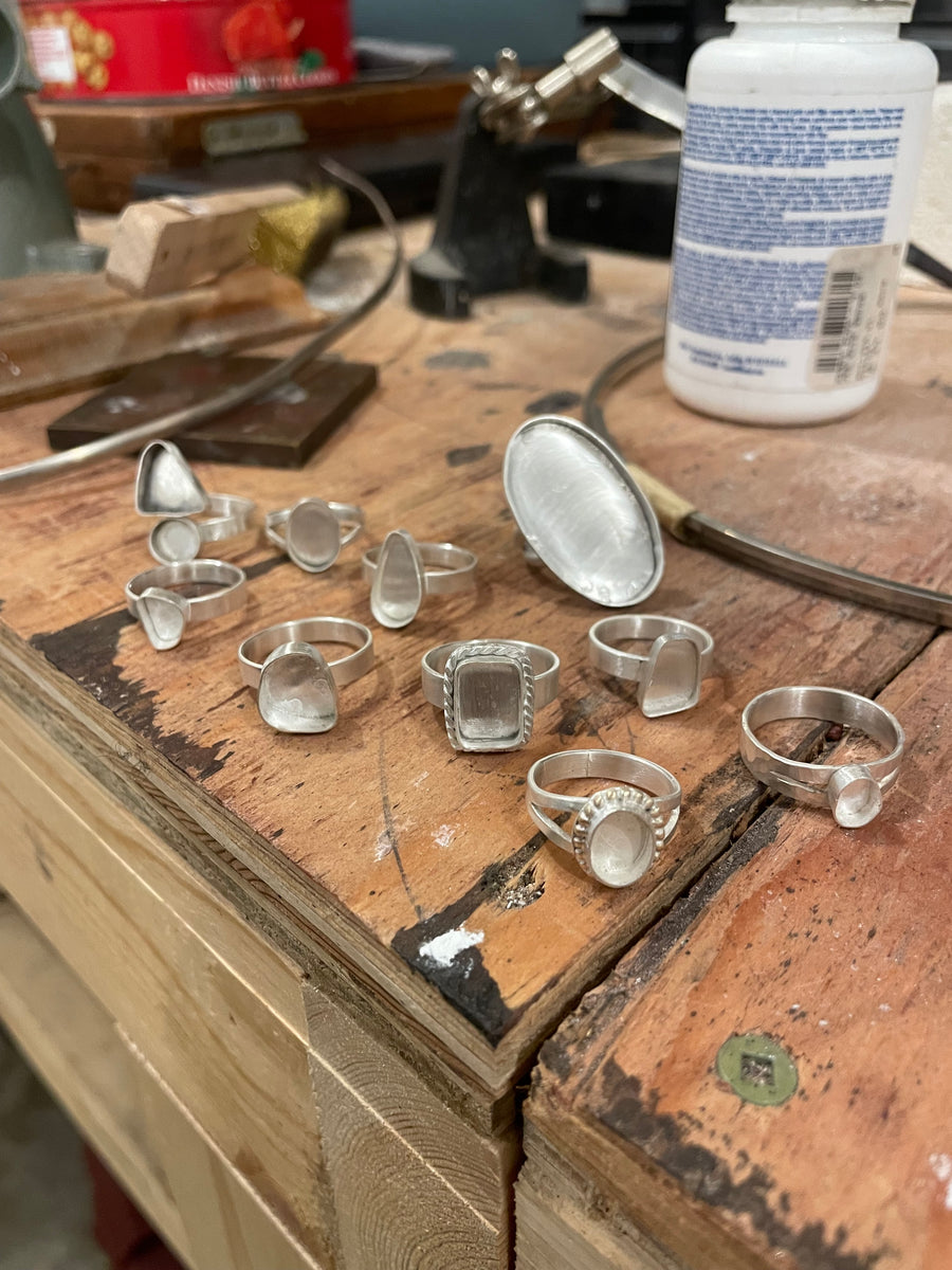 Bezels waiting to be set